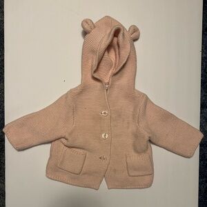 GAP Pink Knit Hoodie for Kids